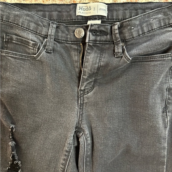 Mudd Women's Dark Gray Jeggings - Picture 1 of 6